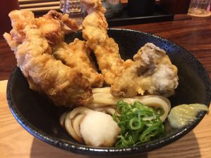 本町製麺所　鶏天ぶっかけ