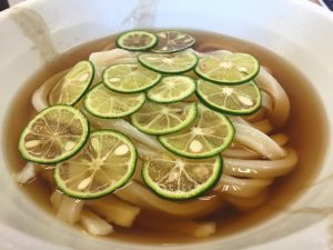 築港麺工房　酢橘うどん