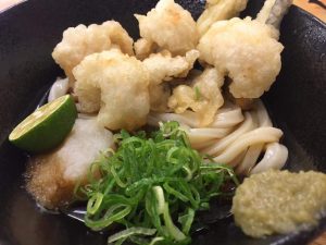 築港麺工房　鱧天うどん