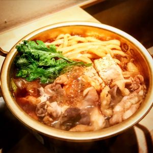 本町製麺所天本店鶏すき鍋うどん