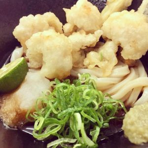 鱧天ぶっかけうどん