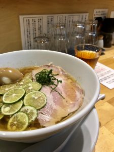 本町製麺所阿倍野卸売工場中華そば工房夏季限定冷やし酢橘そば