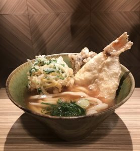 ノドグロ天うどん